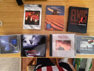 CDs Rock: Rainbow, Deep Purple, Elvis, Zep