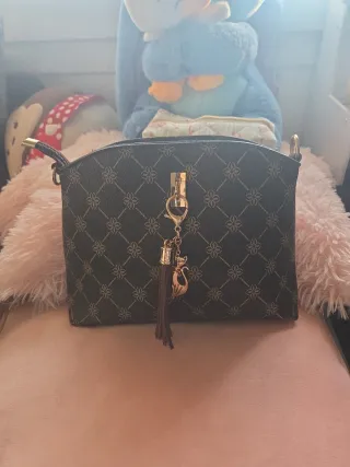 2 Bolsos Mujer Marrón y Dorado Elegantes
