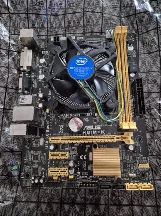 Placa Base ASUS H81M-K + Intel i3-4170