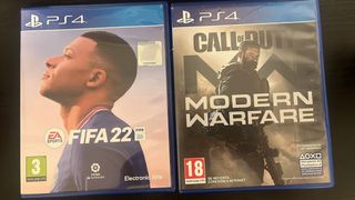 Pacchetto Giochi PS4: FIFA 22 e Modern Warfare
