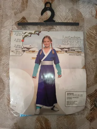 Disfraz Luchadora Kung Fu 5-6 años