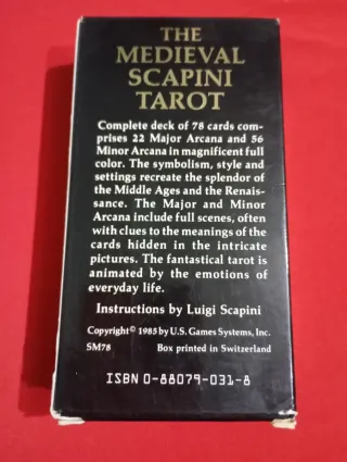Tarot Medieval Scapini