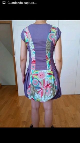 Vestido estampado floral talla M