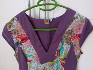 Vestido estampado floral talla M