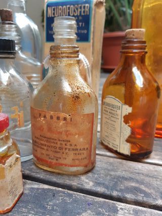 Lote Frascos Antiguos Botellas Vintage