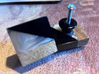 Pomos Madera y Resina Diseño Geométrico