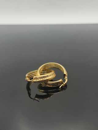 Ref33 Pendientes de oro de 18k