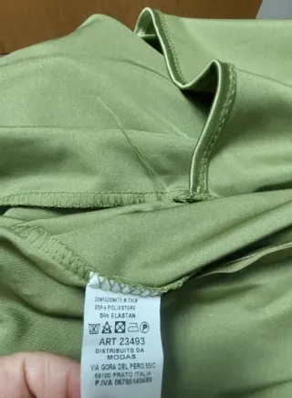 Vestito verde elegante tg. S