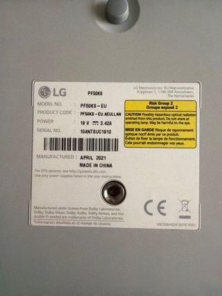 Proyector LG CineBeam Blanco