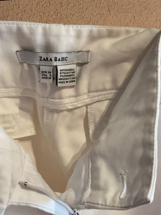 Pantalón blanco mujer