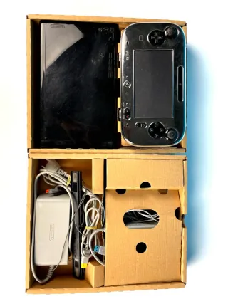 Nintendo Wii U Negra Completa