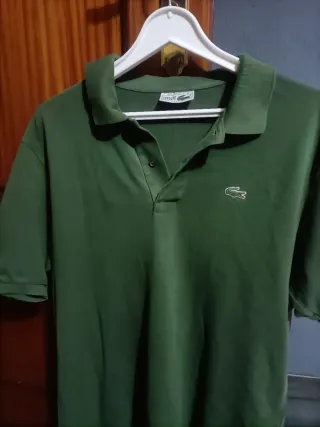Polo Lacoste Verde Talla XL