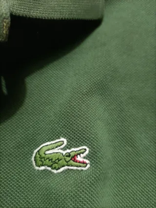 Polo Lacoste Verde Talla XL