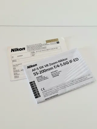 Objetivo Nikon AF-S DX 55-200mm VR IF-ED