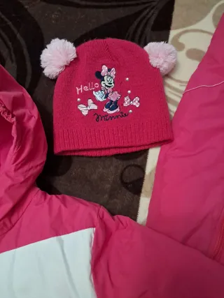 Traje Nieve Niña Completo Rosa
