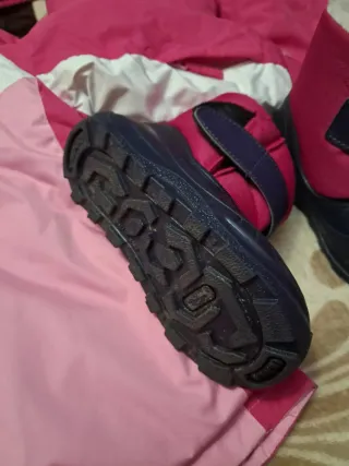 Traje Nieve Niña Completo Rosa