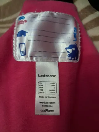 Traje Nieve Niña Completo Rosa