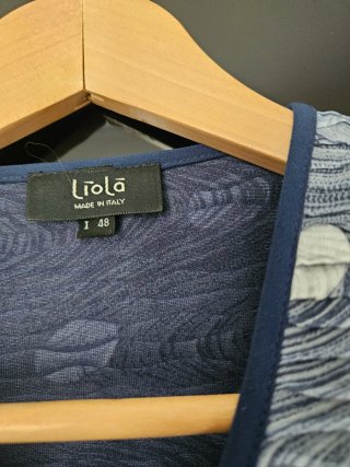 Blazer Liola donna blu e bianco