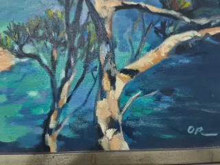 Cuadro Óleo Costa Brava. Op 32x45