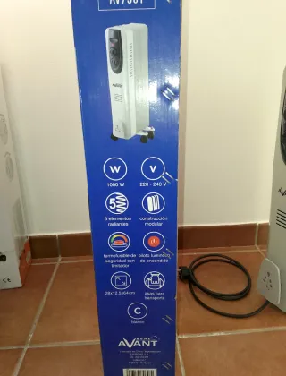 Radiador Aceite Avant 1000W 5 Elementos