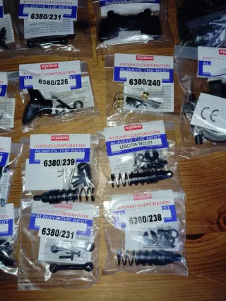 Kyosho radiocontrol gasolina,recambios alpha pure
