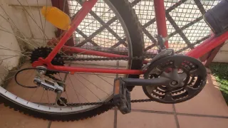 Bicicleta roja ALCOTAN SHIMANO