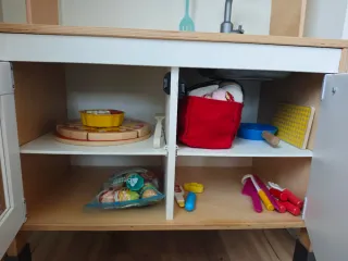 Cocina de juguete de madera