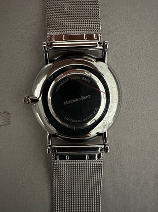 Reloj Mercedes-Benz Malla Plateada