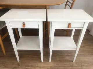 Comodino bianco Ikea Hemnes