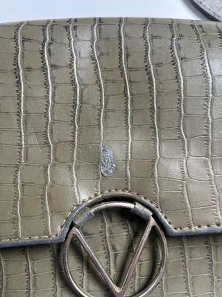 Bolso It's Lava verde efecto piel