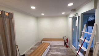 Mueble bajo madera 2 cajones 172cm