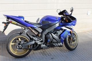 Yamaha R1 Azul y Dorada