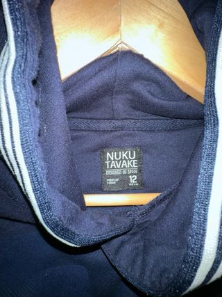 Sudadera azul Nuvutavake niño T12