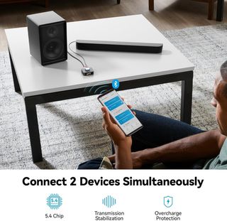Receptor Bluetooth 5.4 HiFi Negro