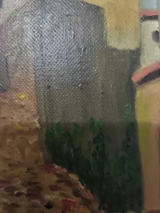 Cuadro Pueblo Margarida Hurguet 33x23