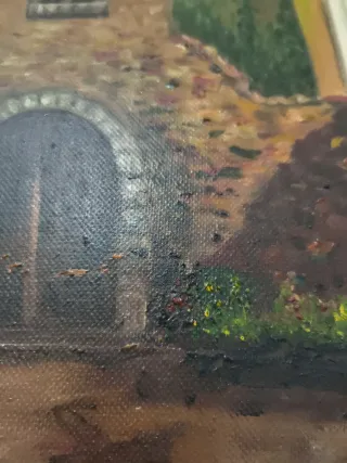 Cuadro Pueblo Margarida Hurguet 33x23