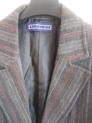 Giacca Miralba Monopetto Lana gessato it 42 M