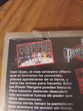Power Rangers La Película VHS Español
