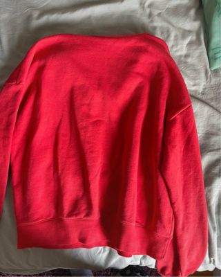 Sudadera Champion Roja Media Cremallera