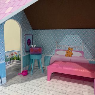 Casa de muñecas de madera 3 plantas