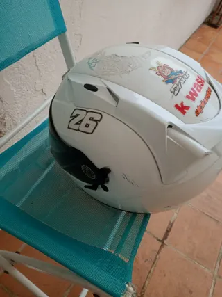Casco de moto Scorpion DPZ6 blanco