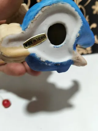 Figura niño pescador cerámica