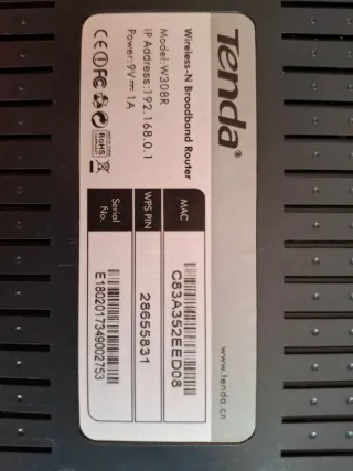 ✅️ Router Tenda W308R 300Mbps Wireless-N