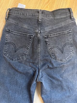 Levi's Jeans Tiro Alto Negro Talla 26