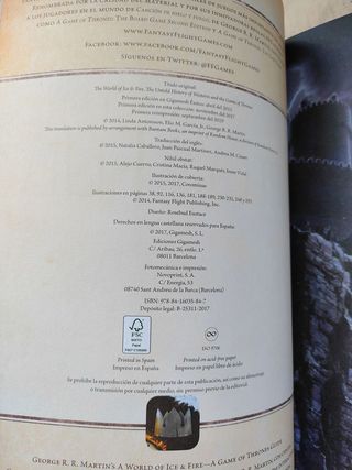 El Mundo de Hielo y Fuego. Gigamesh.