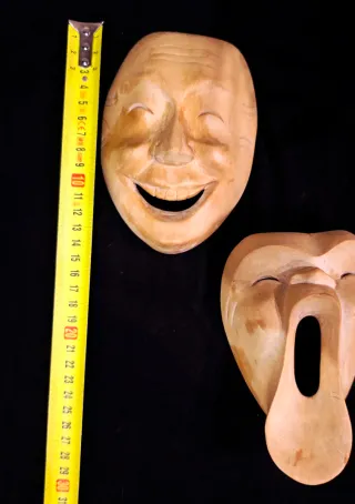 Set 3 Máscaras de Indonesia en Madera