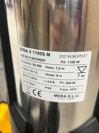 Bomba de agua residuales Espa Leader