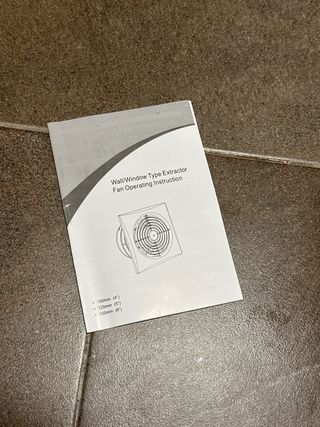 Extractor de aire blanco