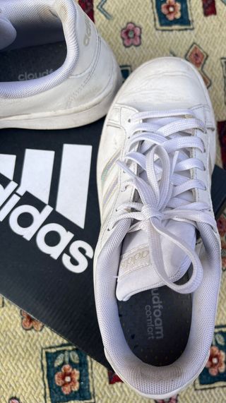 Scarpe Adidas Donna Argento Bianco