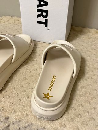 Ciabatte Shop Art Beige Tg 38